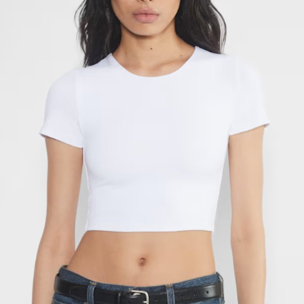 Aritzia Babaton Contour Crew Cropped T-shirt